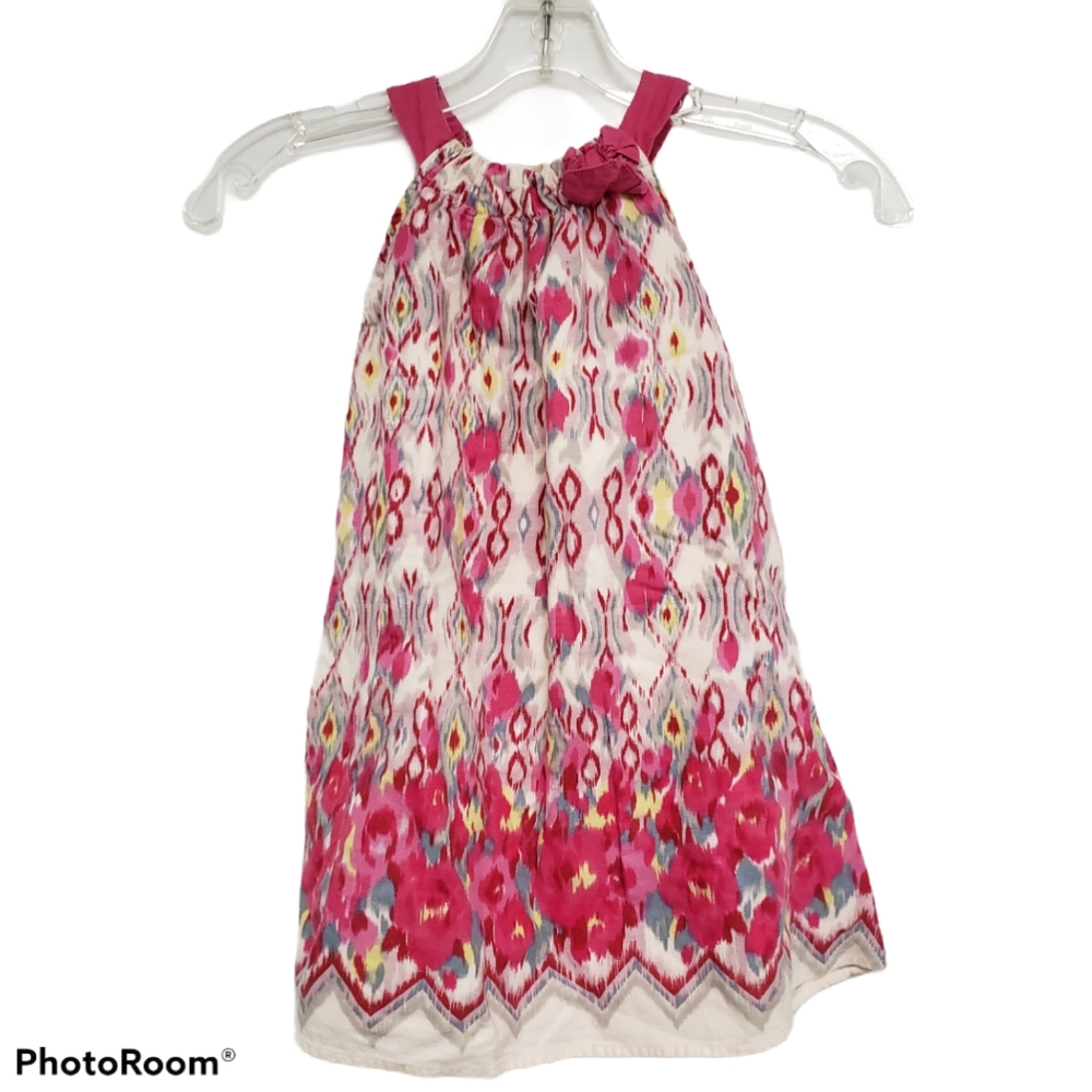 Pink and White Monsoon Toddler Dress